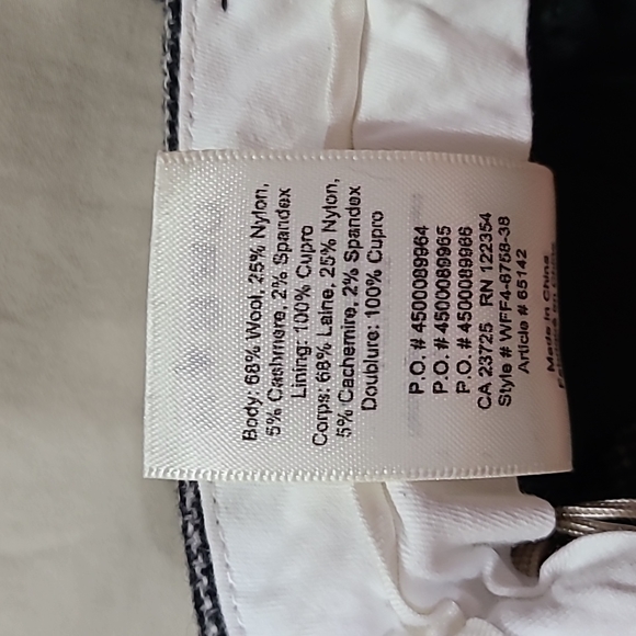 Wool/cashmere blend Wilfred pants - Picture 4 of 5